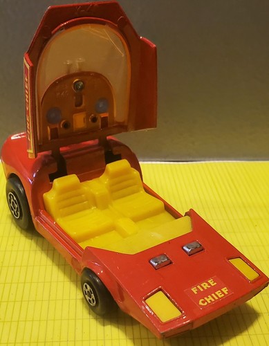 Voiture pompier match box - match,