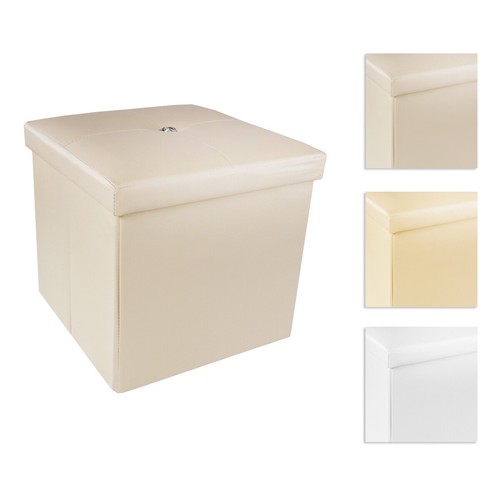 Pouf rangement pliable - rangement,