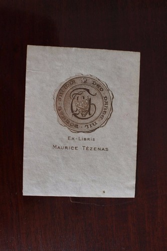 Libris maurice tézenas - ✒,