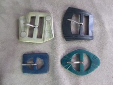 Lot of FOUR VINTAGE BELT BUCKLES.