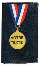 Etui carte grise noir en cuir