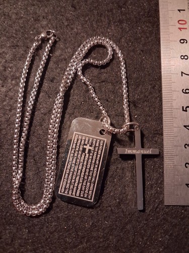 Collier chaîne acier