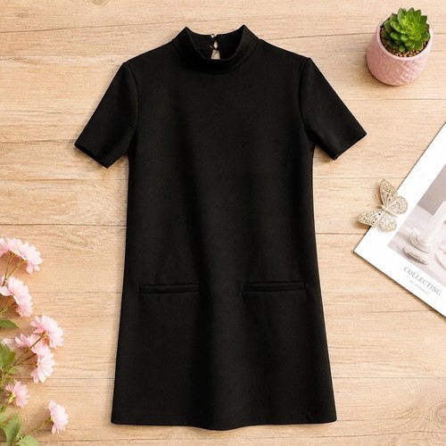 Petite robe noire - noire, droite