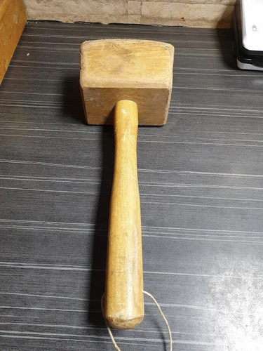 Ancien maillet bois - bois, de