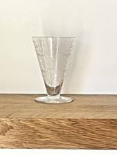 Baccarat Crystal Wine Glass Model LIDO Art Deco