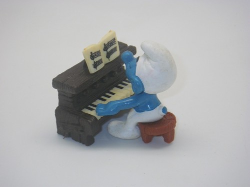 Schtroumpfs pianiste peyo - pianiste,