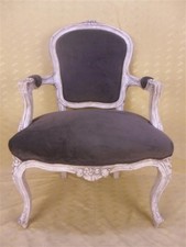 FAUTEUIL CABRIOLET LOUIS XV / ROCAILLE ★BROCANTIC★ANTIQUITÉS/BROCANTE/OCCASION