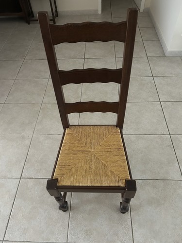 Lot chaises en - de, 6