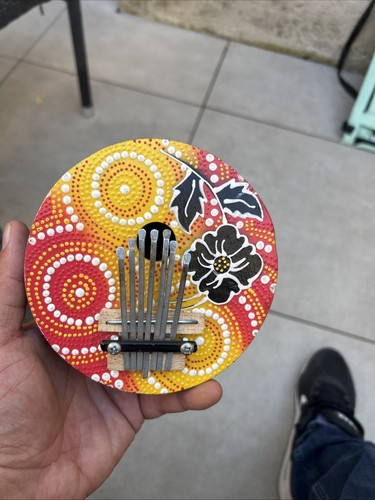 Kalimba peint motifs - , floraux