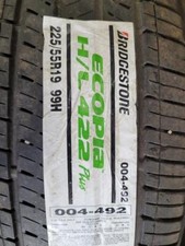 BRIDGESTONE ECOPIA H/L 422 USED TIRE P225/55R19 10/32s 255 55 20 R19