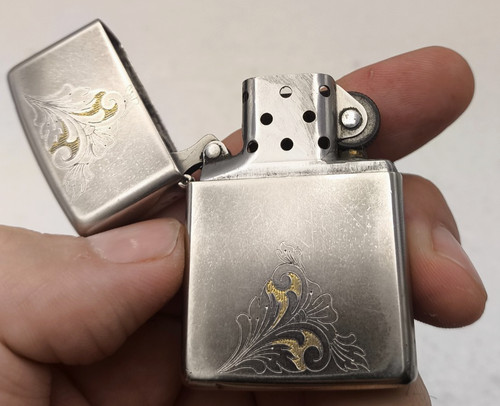 Zippo venetian silver - zippo,