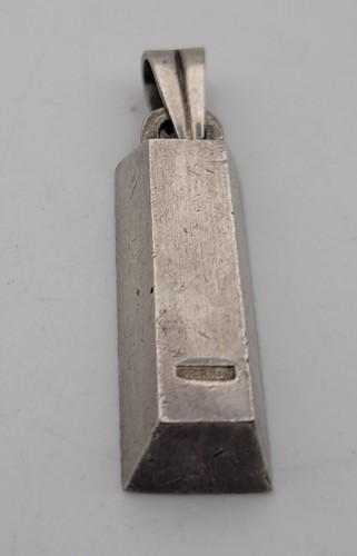 Pendentif lingot brutaliste - pendentif,