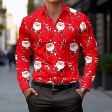 Chemise imprimée de Noël