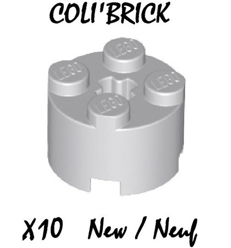 Lego 3941 10x brique ronde - ronde, /