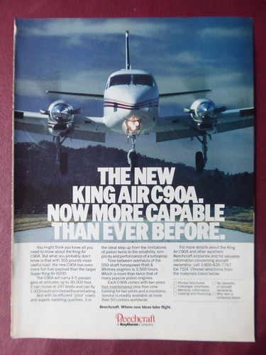 1989 pub beechcraft - beechcraft, raytheon