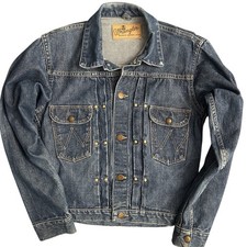 Original 1950s Wrangler 111MJ Selvedge Denim Jacket 38 Vintage 50s Levi’s Type 2