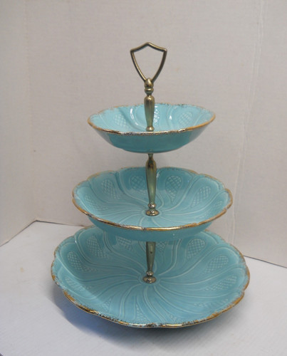 Vintage usa pottery tier - pottery, 3