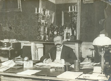 The Minister of War Adolphe Messimy at his office rue St Dominique in 1912