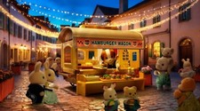 Sylvanian Families Calico Critters Hamburger Wagon
