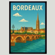 Affiche Poster mural BORDEAUX