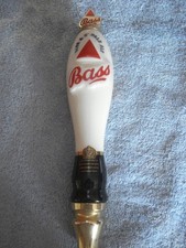 VINTAGE CERAMIC 9 1/2" BASS & C" PALE ALE BEER TAP HANDLE