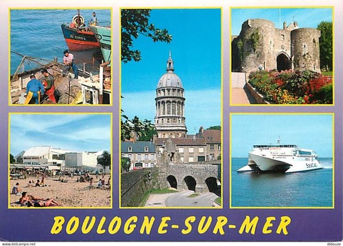 Carte postale boulogne - postale, 62