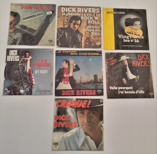 Dick rivers lot disques - dick,