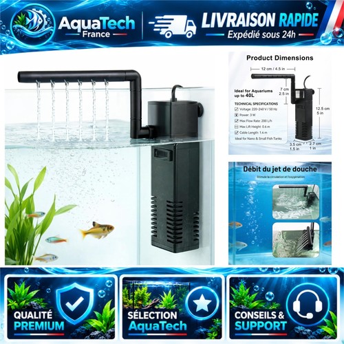 Pompe filtre aquarium interne - pompe,