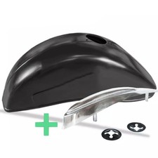 Garde-Boue + Crête Garde-Boue Chrome Vespa 50 L V5A1T Noir Faco Original