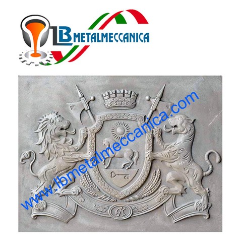 Fronton plaque fonte unie - en,