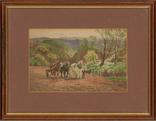Fred gibson aquarelle de - a.,