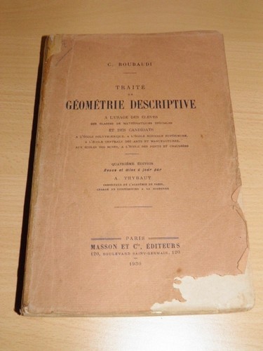Roubaudi traité géométrie - roubaudi,