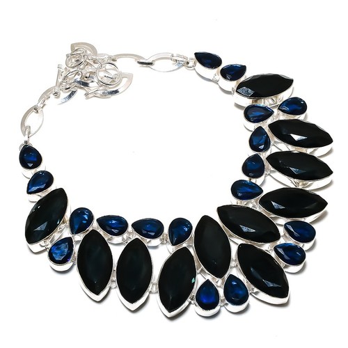 Collier iolite quartz - collier,