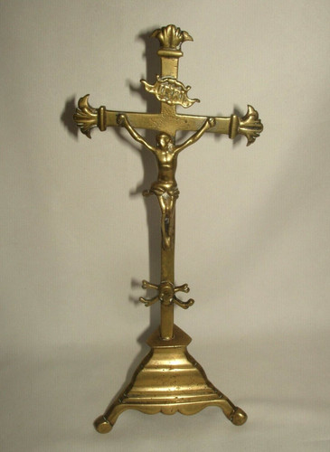 Superbe crucifix ancien - , en