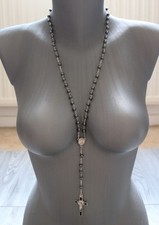 Glass Bead Rosary, Unisex Rosary, Catholic Rosary, Religion