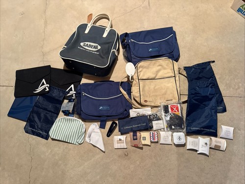 Vintage mixed airlines bags - vintage,