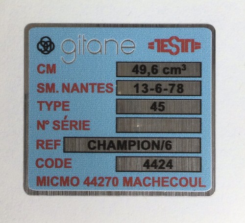 Autocollant gitane testi - gitane,