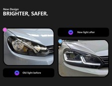 Fari Avant LED XENON Volkswagen Golf 6 CANBUS Flèche Dynamique GTI GTD MK6