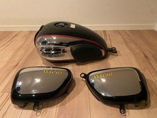 Kawasaki W650 Limited Edition Chrome Version Genuine Exterior Set Fuel Tank 