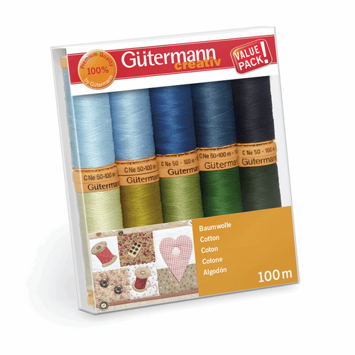 Gütermann coton fil - set, 10