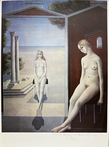 Paul delvaux au - (1897-1994).,