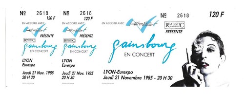 Rare ticket billet de - /,