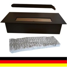 3litre éthanol réglable brûleur avec de la laine céramique couleur noir Cheminee