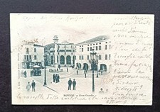 POSTCARD ROVIGO GRAND GUARDIA ANIMATED BOOKSHOP PIRRHIC STREET CANCELLATION VENICE