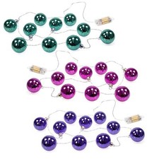 LED Weihnachtskugel-Girlande