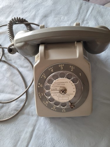 Vintage telephone cadran - a,