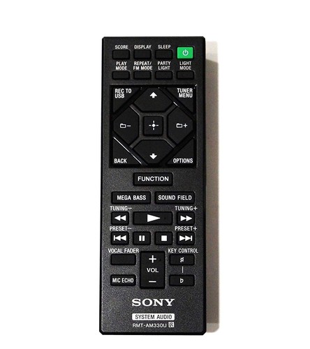 New oem sony remote - oem, rmt-am330u