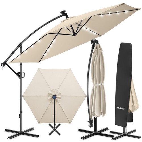 Tectake parasol déporté - parasol,