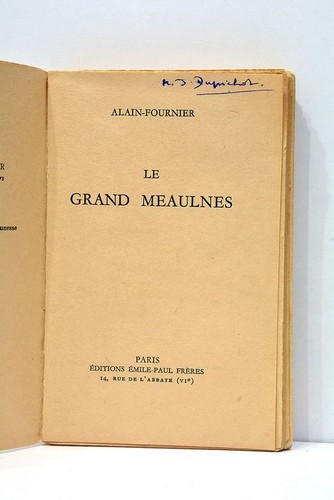 Grand meaulnes fournier - le,