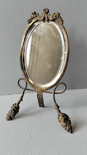 Ancien petit miroir pour globe - ancien,